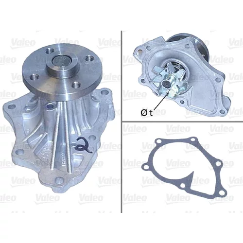 Vodné čerpadlo, chladenie motora VALEO 506843