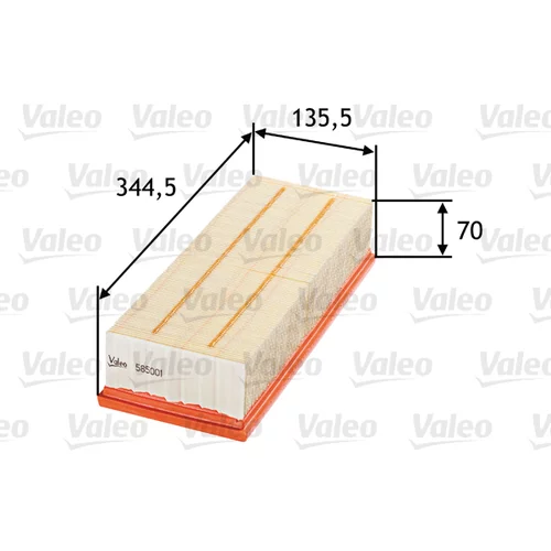 Vzduchový filter VALEO 585001