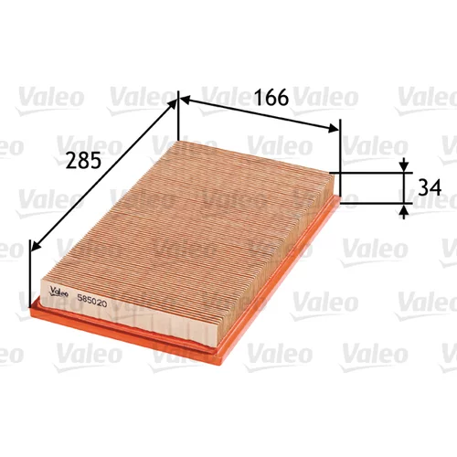 Vzduchový filter VALEO 585020