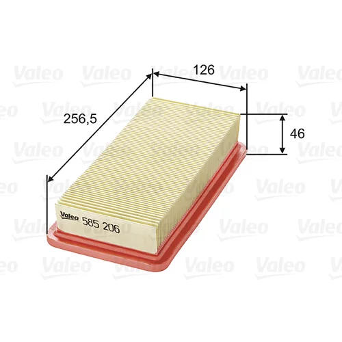 Vzduchový filter VALEO 585206