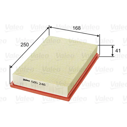 Vzduchový filter VALEO 585248