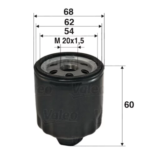 Olejový filter 586011 /VALEO/