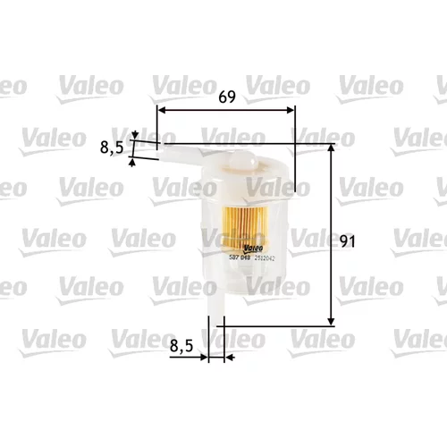 Palivový filter VALEO 587048