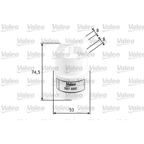 Palivový filter VALEO 587050