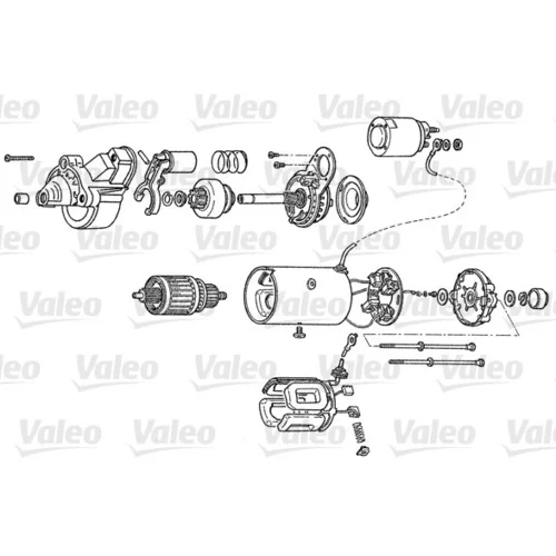 Štartér D7GS17 /VALEO/