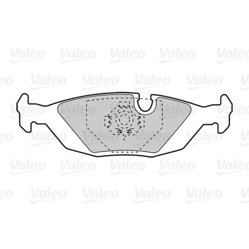 Sada brzdových platničiek kotúčovej brzdy VALEO 301103 - obr. 1