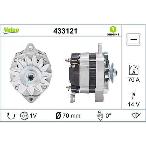 Alternátor VALEO 433121