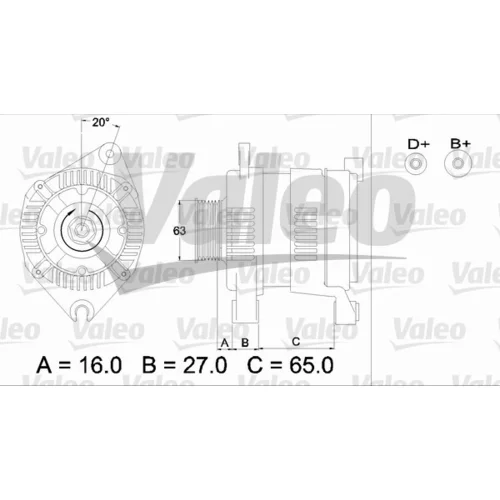 Alternátor VALEO 436340 - obr. 6