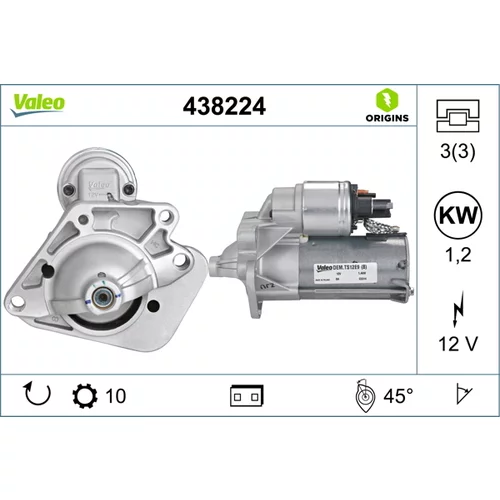 Štartér 438224 /VALEO/