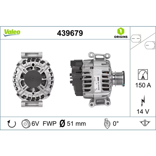 Alternátor VALEO 439679