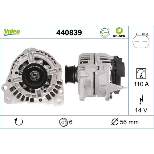 Alternátor VALEO 440839