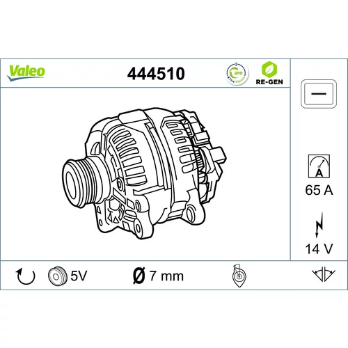 Alternátor VALEO 444510