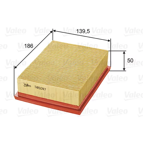 Vzduchový filter VALEO 585087