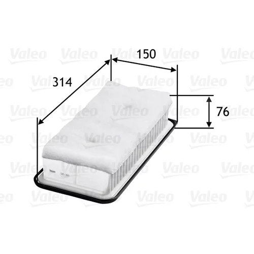 Vzduchový filter VALEO 585300