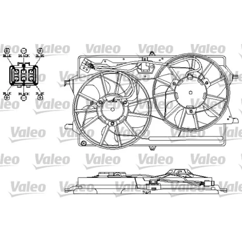 Ventilátor chladenia motora VALEO 696150