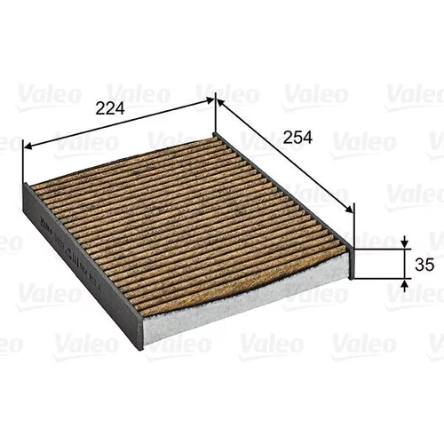 Filter vnútorného priestoru VALEO 701029