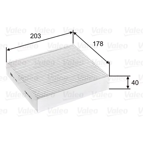 Filter vnútorného priestoru VALEO 715603