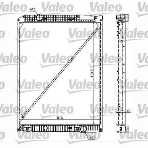 Chladič motora VALEO 732980