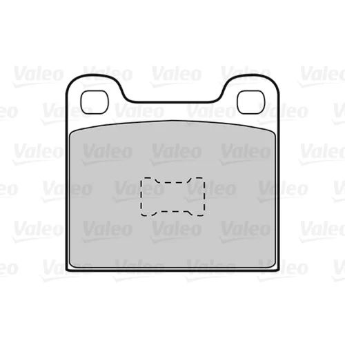 Sada brzdových platničiek kotúčovej brzdy 301099 /VALEO/ - obr. 1