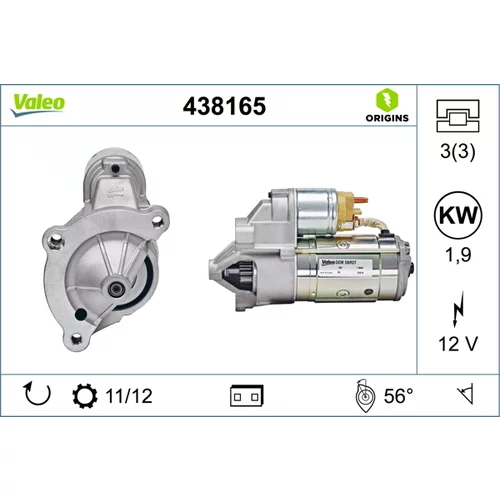 Štartér VALEO 438165