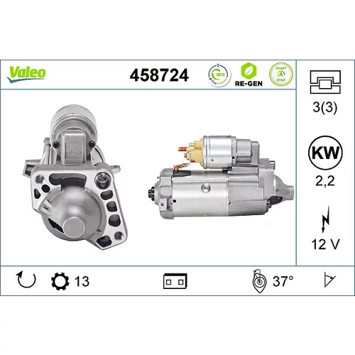 Štartér 458724 /VALEO/