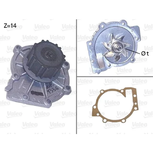 Vodné čerpadlo, chladenie motora VALEO 506853