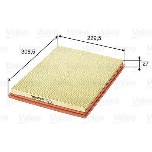 Vzduchový filter VALEO 585070