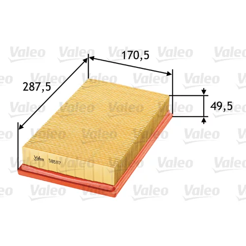 Vzduchový filter VALEO 585117