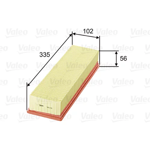 Vzduchový filter VALEO 585130