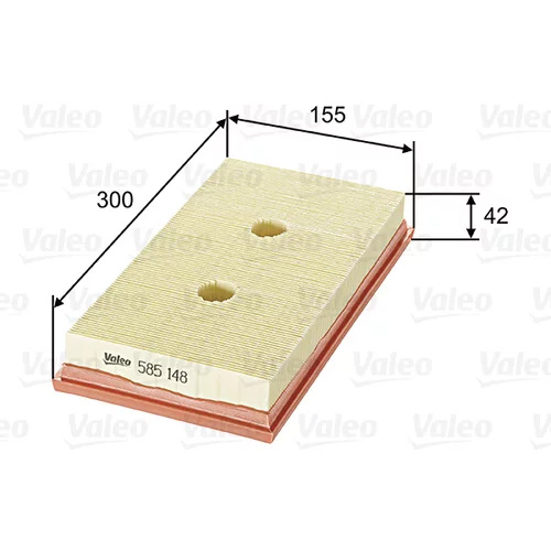 Vzduchový filter VALEO 585148