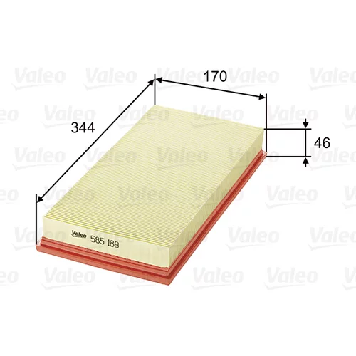 Vzduchový filter 585189 /VALEO/