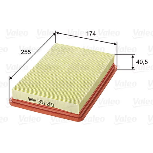 Vzduchový filter VALEO 585269