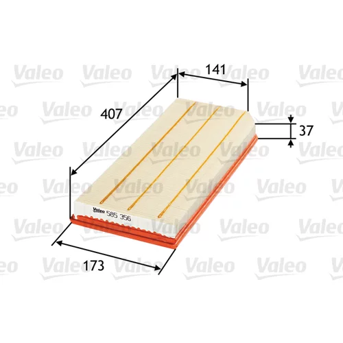 Vzduchový filter 585356 /VALEO/