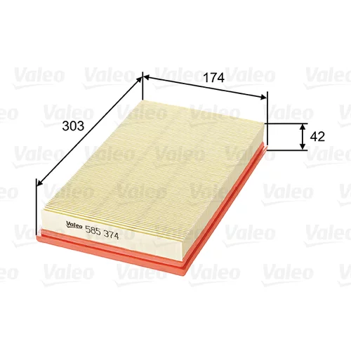 Vzduchový filter VALEO 585374