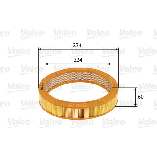 Vzduchový filter VALEO 585619