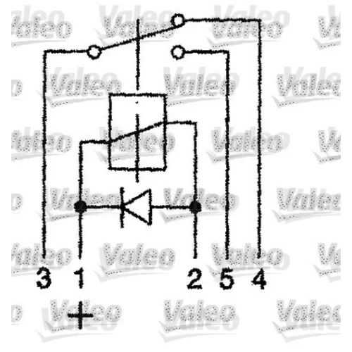 Relé pracovného prúdu VALEO 643512 - obr. 3