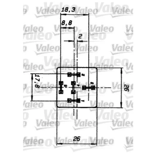 Relé pracovného prúdu VALEO 643818 - obr. 5