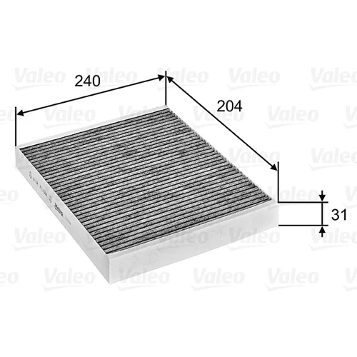 Filter vnútorného priestoru VALEO 715752