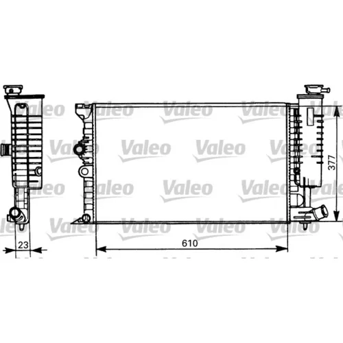 Chladič motora VALEO 731298