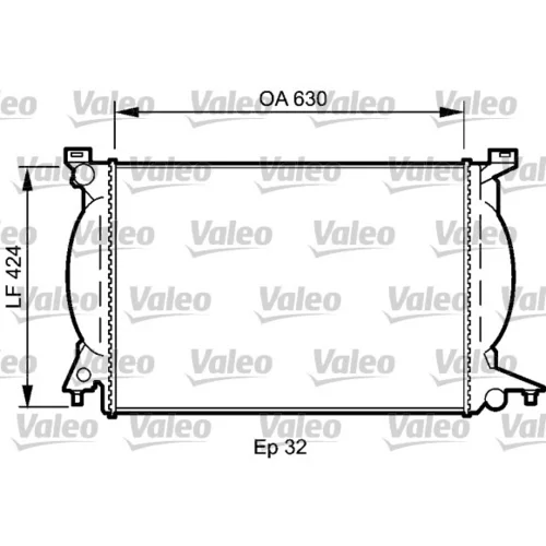 Chladič motora VALEO 735024