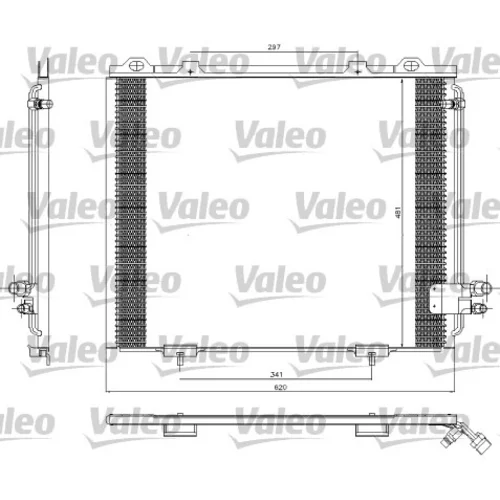 Kondenzátor klimatizácie VALEO 817252