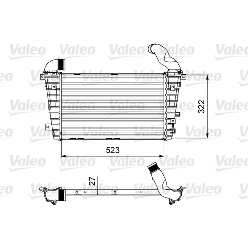 Chladič plniaceho vzduchu VALEO 818615