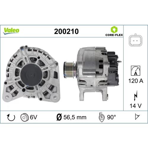 Alternátor VALEO 200210