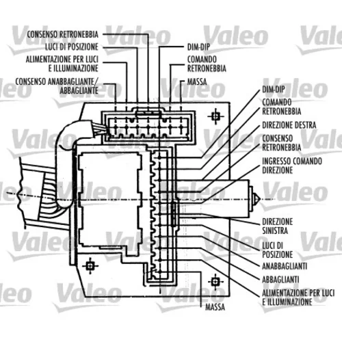 Spínač riadenia VALEO 251417 - obr. 1