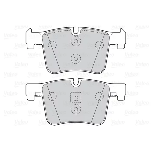 Sada brzdových platničiek kotúčovej brzdy 302138 /VALEO/ - obr. 1