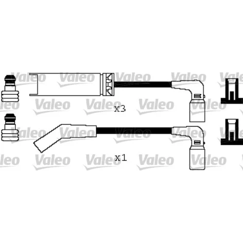 Sada zapaľovacích káblov VALEO 346355