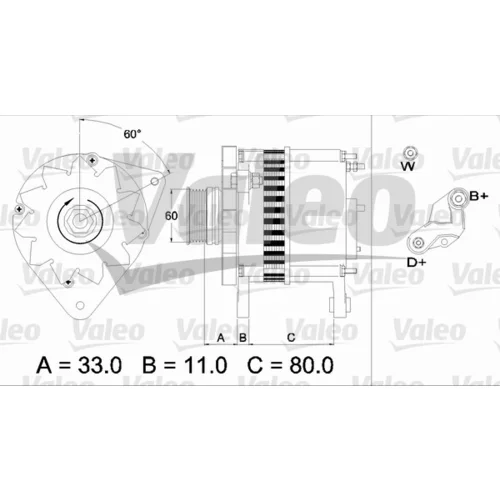 Alternátor 437382 /VALEO/ - obr. 6