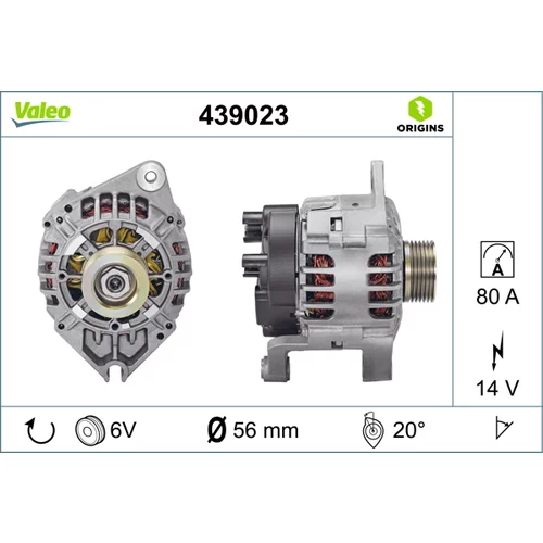 Alternátor VALEO 439023