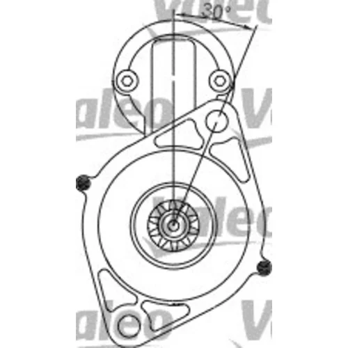 Štartér VALEO 455574 - obr. 1