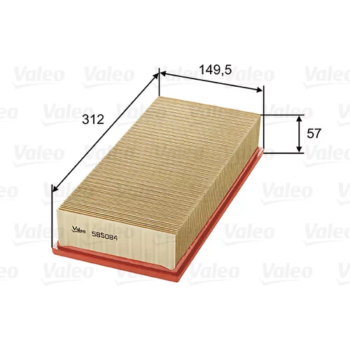 Vzduchový filter VALEO 585084